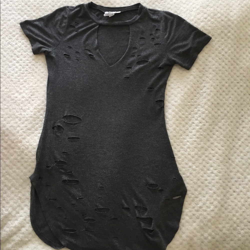 V-Neck Top W/ Holes